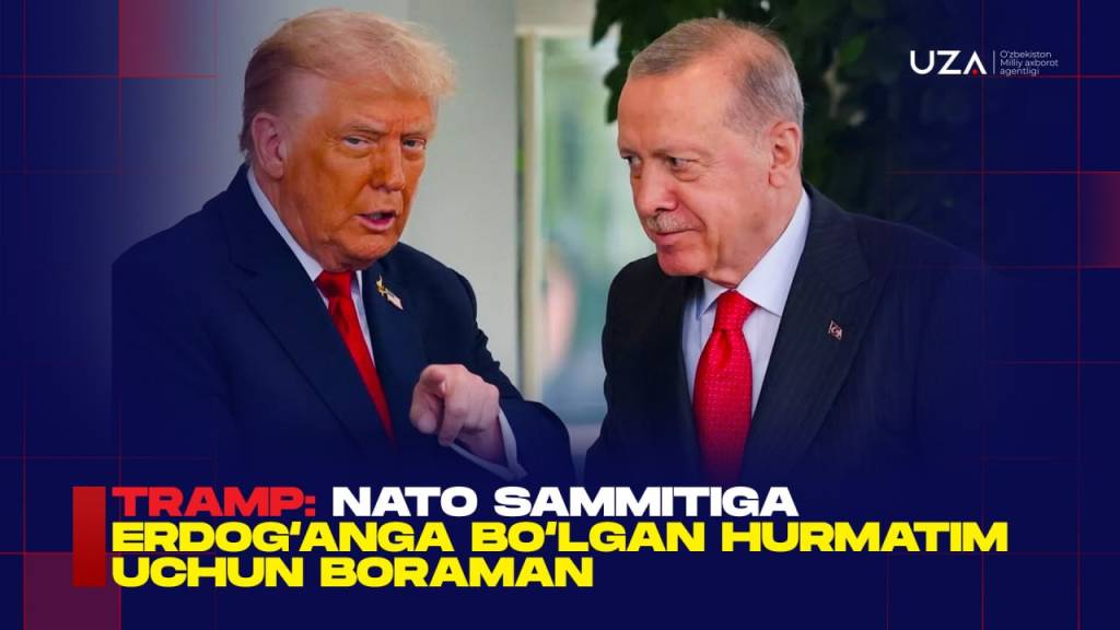 Tramp: NATO sammitiga Erdog‘anga bo‘lgan hurmatim uchun boraman (+video)