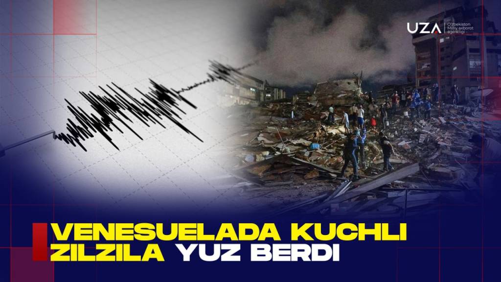 Venesuelada kuchli zilzila yuz berdi (+video)