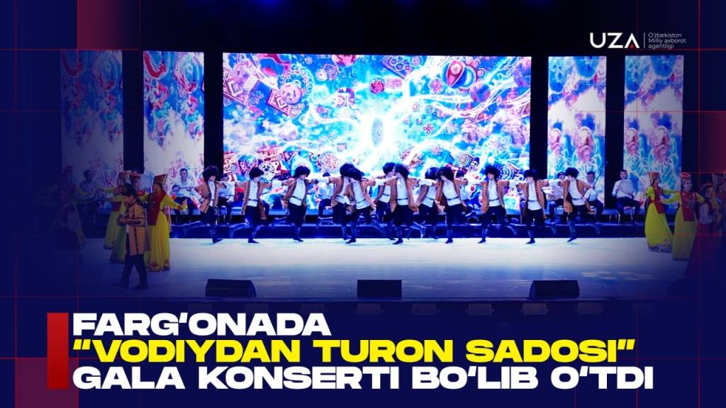 Farg‘onada “Vodiydan turon sadosi” gala konserti bo‘lib o‘tdi (+video)