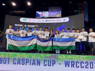 O‘zbekiston bayrog‘i xalqaro robototexnika maydonida baland ko‘tarildi