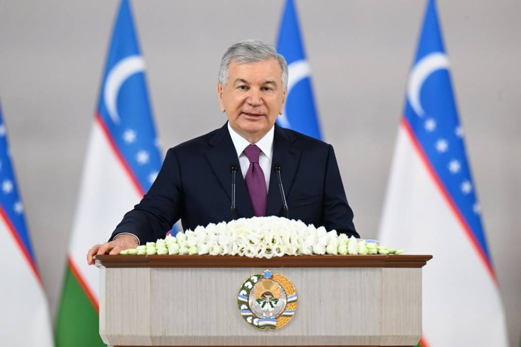 Prezident Shavkat Mirziyoyev yoshlar bilan uchrashuv o‘tkazmoqda
