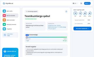 9-синф битирувчиларини техникумларга қабул қилиш жараёни бошланди
