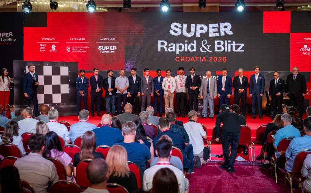 Нодирбек Абдусатторов “SuperUnited Rapid & Blitz Croatia 2026” турнирида қатнашмоқда