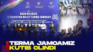 Ўзбекистон Миллий терма жамоаси тантанали кутиб олинди(+видео)