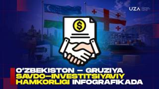 Торгово-инвестиционное сотрудничество Узбекистана и Грузии в инфографике