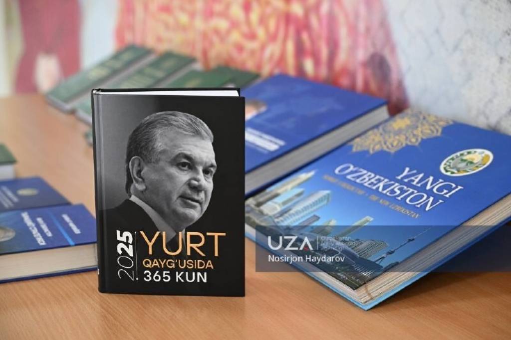 “Yurt qayg‘usida 365 kun” – Prezidentimiz faoliyatini aks ettirgan kitob