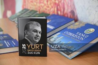 “Yurt qayg‘usida 365 kun” – Prezidentimiz faoliyatini aks ettirgan kitob