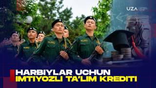 Harbiylar uchun imtiyozli ta’lim krediti (+video)