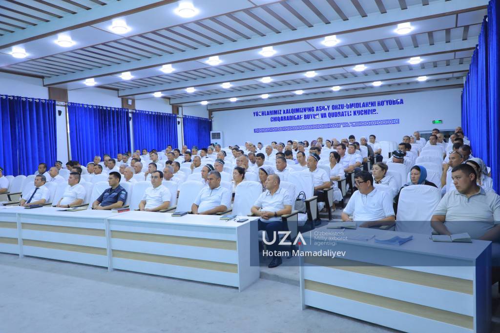 Namanganda mahalla raislari uchun o‘quv-amaliy seminarlar o‘tkazilmoqda