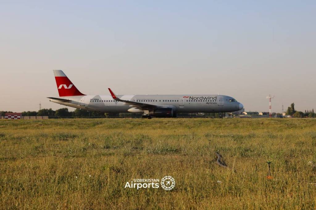 Тошкент халқаро аэропорти Қозондан Nordwind Airlines’нинг илк рейсини қабул қилди
