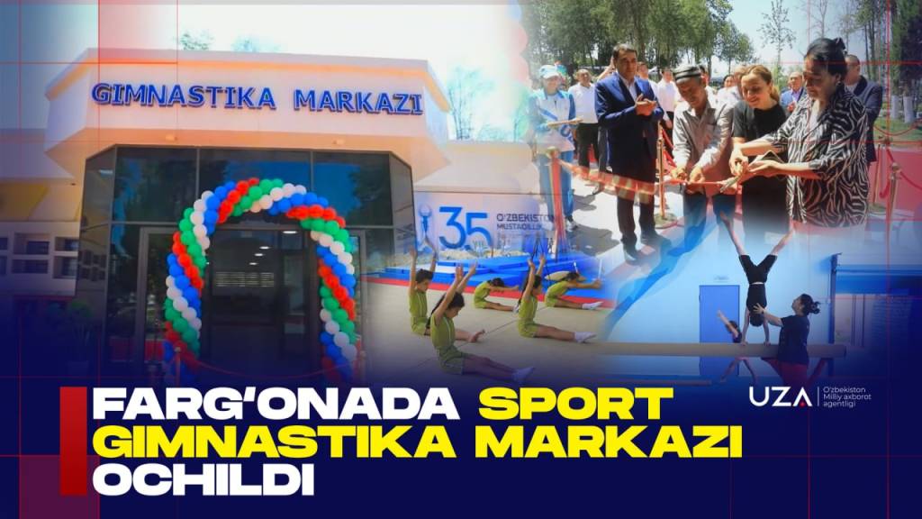 Фарғонада спорт гимнастика маркази очилди (+видео)