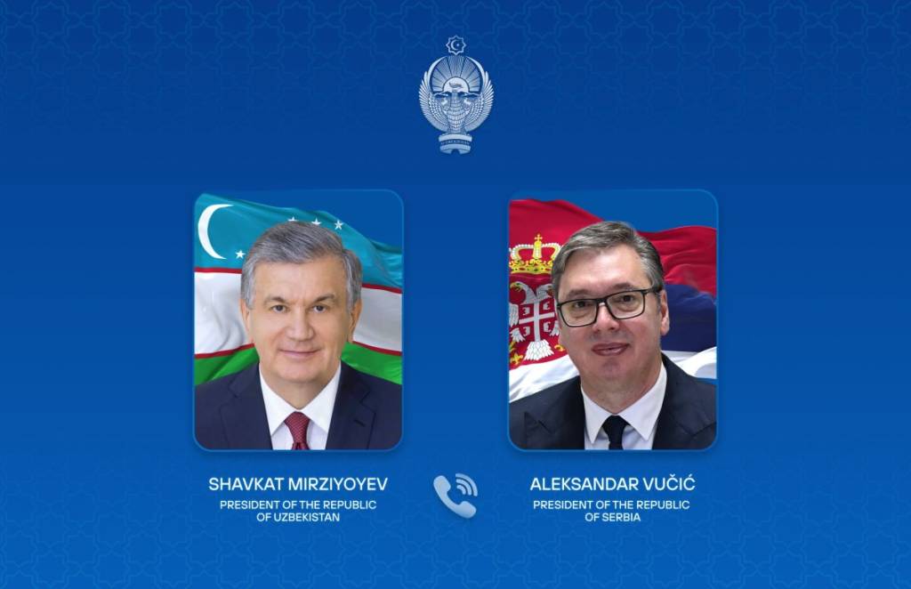 Leaders of Uzbekistan and Serbia discuss strengthening of multifaceted relations