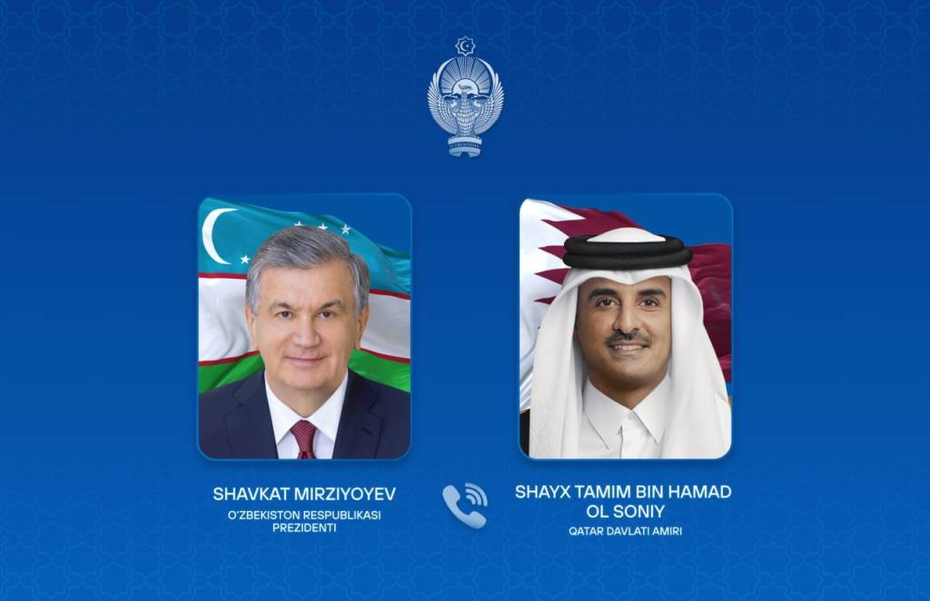 O‘zbekiston va Qatar yetakchilari kun tartibidagi dolzarb masalalarni muhokama qildilar