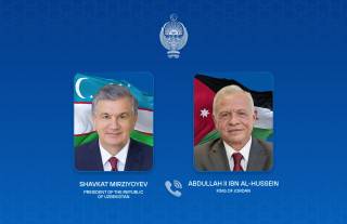 King of Jordan sincerely congratulates the President of Uzbekistan