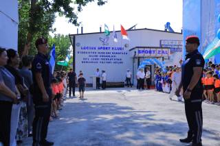 Qishloqda zamonaviy sport koshonasi