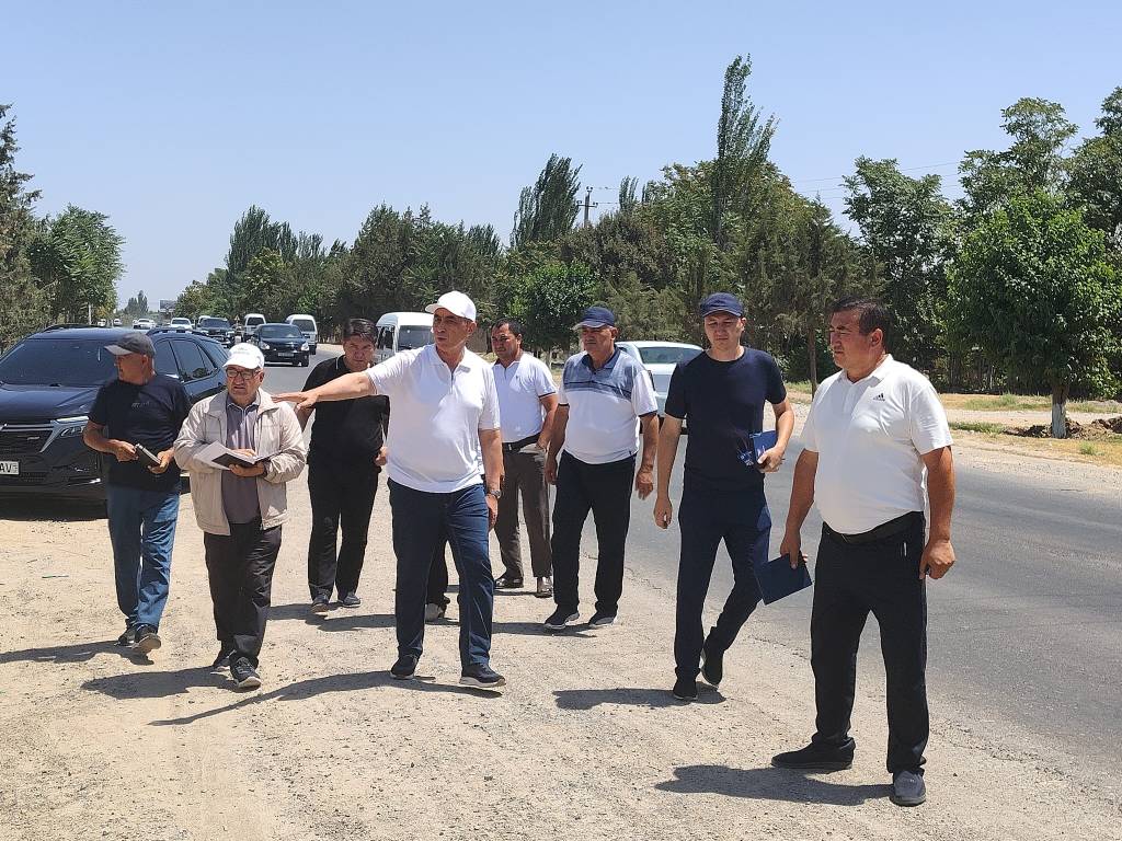 Qamashida "Dolzarb 40 kunlik" doirasida obodonlashtirish ishlari jadal davom etmoqda