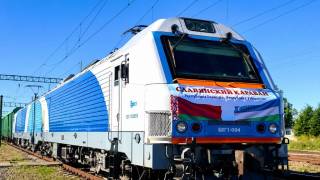 Der erste Direktgüterzug zwischen Belarus und Usbekistan in Betrieb genommen
