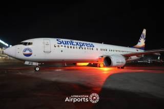 Измир стал ближе: в Ташкенте встретили первый рейс SunExpress