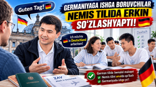 Germaniyaga ishga boruvchilar nemis tilida erkin so‘zlashyapti (+video)