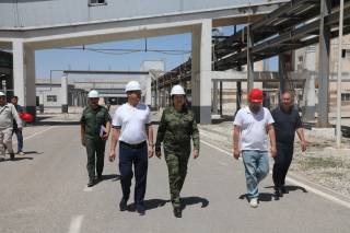 Қашқадарё вилояти божхона бошқармаси бошлиғи “Деҳқонобод калий заводи” АЖ фаолияти билан танишди