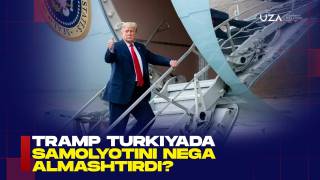 Трамп Туркияда самолётини нега алмаштирди?(+видео)