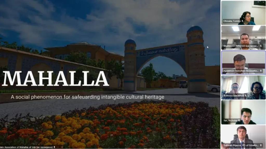 The cultural importance and long-standing traditions of the Uzbek mahalla discussed at UNESCO