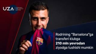 Rodrining "Barselona"ga transferi klubga 210 mln yevrodan ziyodga tushishi mumkin