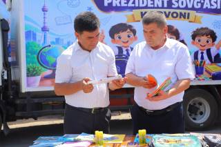 Президент совғалари Наманганга етиб кeлди