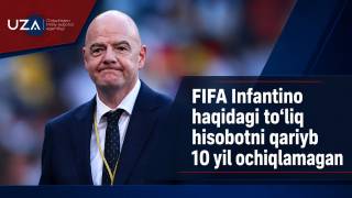 The Times: FIFA Infantino haqidagi to‘liq hisobotni qariyb 10 yil ochiqlamagan