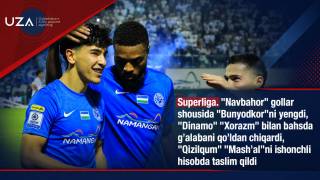 Superliga. "Navbahor" gollar shousida "Bunyodkor"ni yengdi, "Dinamo" "Xorazm" bilan bahsda g'alabani qo'ldan chiqardi, "Qizilqum" "Mash'al"ni ishonchli hisobda taslim qildi