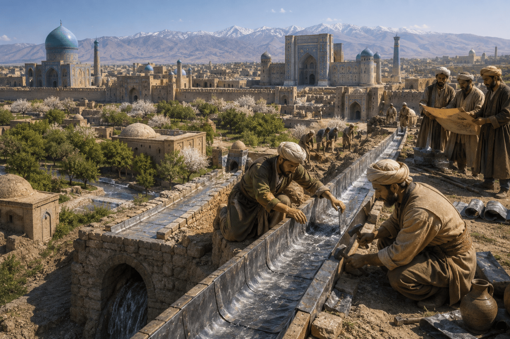 “Jo‘yi Arziz” - Qadimgi Samarqandning noyob qo‘rg‘oshin arig‘i