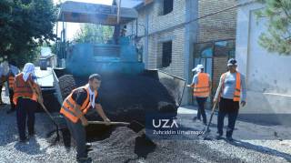 Маҳаллада бунёдкорлик ишлари авжида
