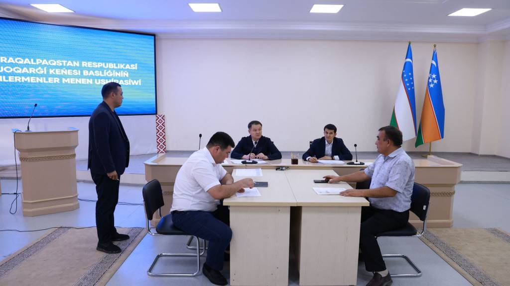 Тадбиркорлар билан учрашув