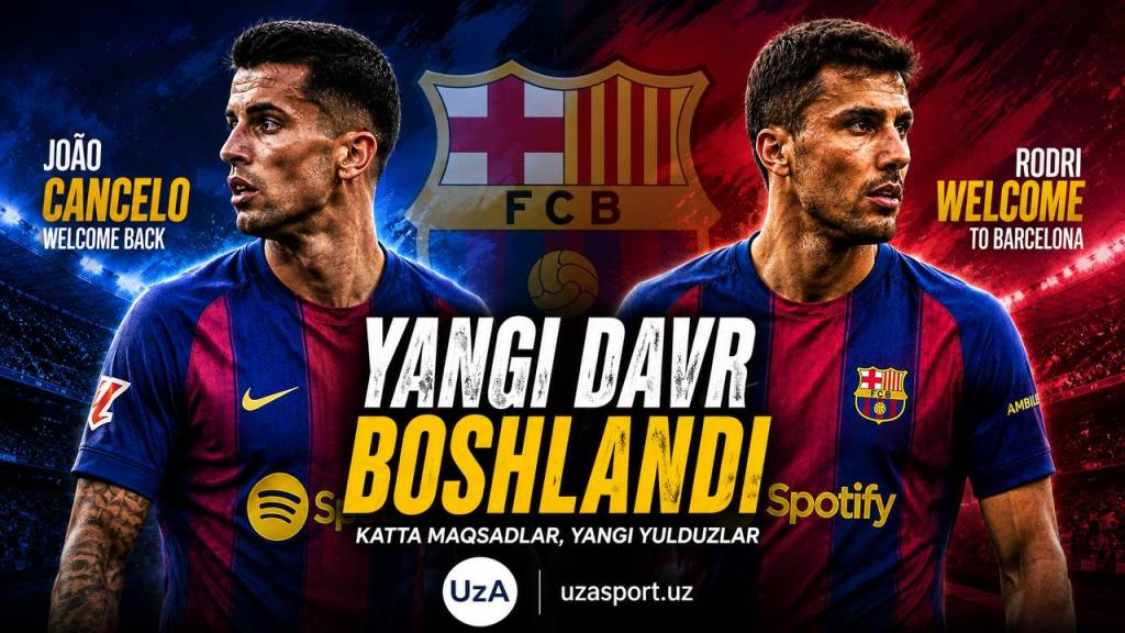 "Barselona"dan katta transferlar: Kanselo qaytmoqda, Rodri esa katta summaga xarid qilinyapti