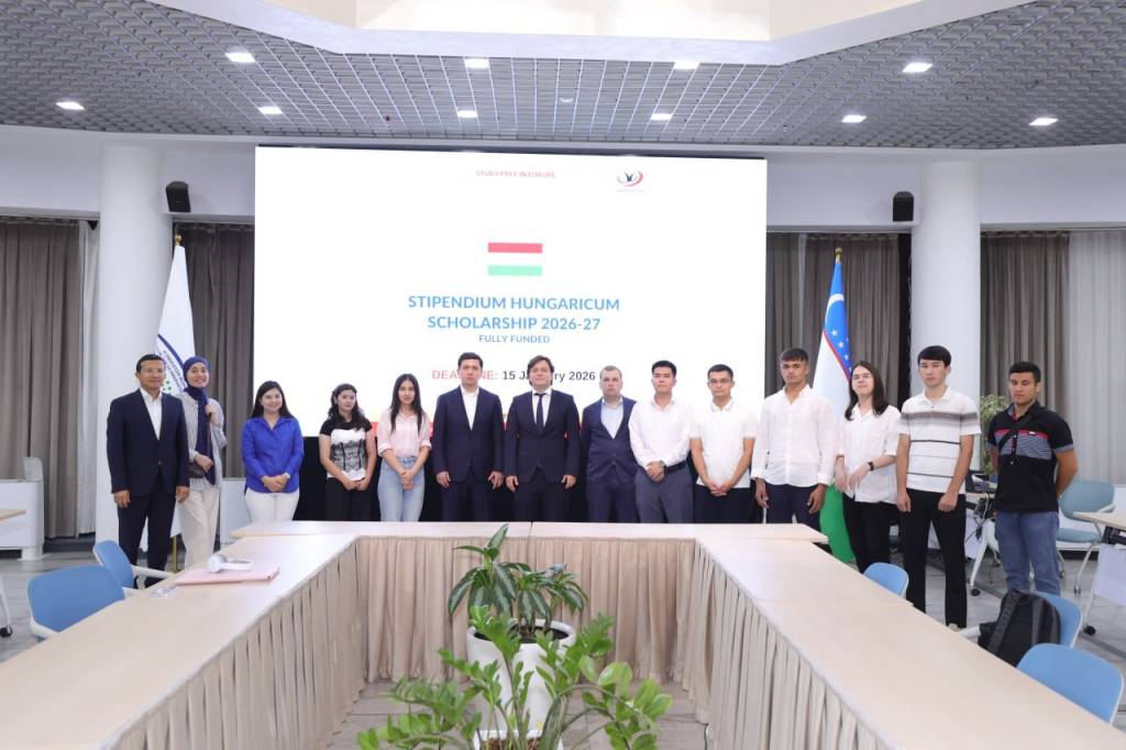 “Stipendium Hungaricum” дастури стипендиатлари билан учрашув бўлиб ўтди