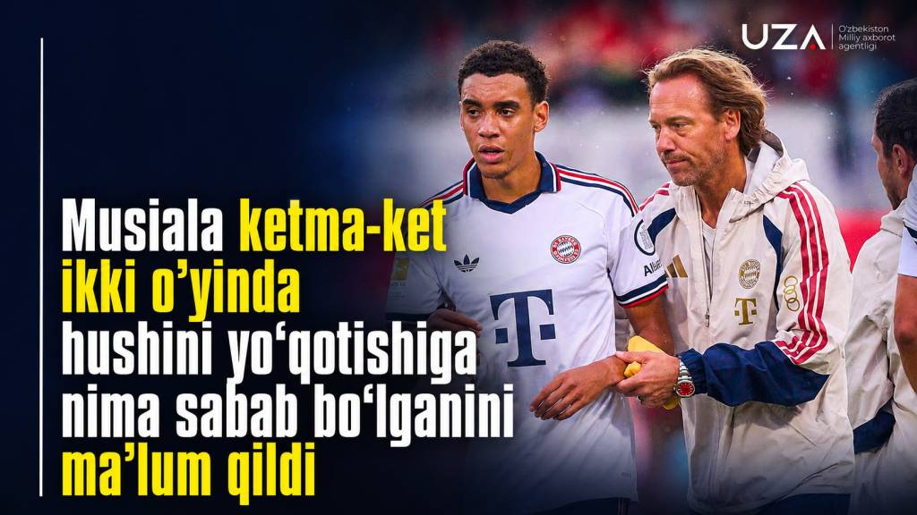 Musiala ketma-ket ikki o‘yinda hushini yo‘qotishiga nima sabab bo‘lganini ma’lum qildi