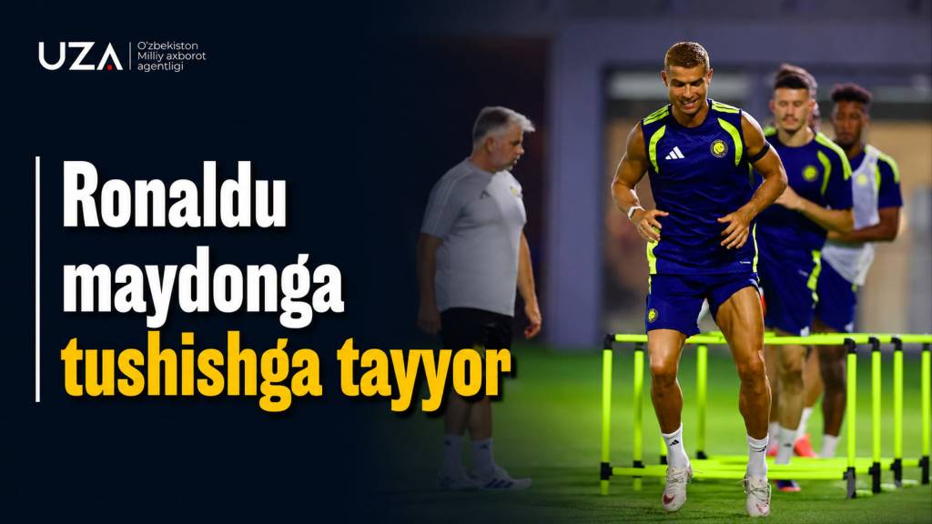 Ronaldu maydonga tushishga tayyor