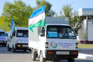 Сирдарёда спорт карвони йўлга чиқди