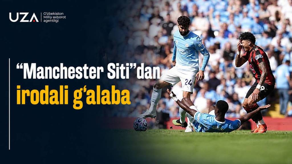 APL: Husanov 90 daqiqa o‘ynagan bahsda “Manchester Siti” so‘nggi daqiqalarda g‘alabani ilib ketdi