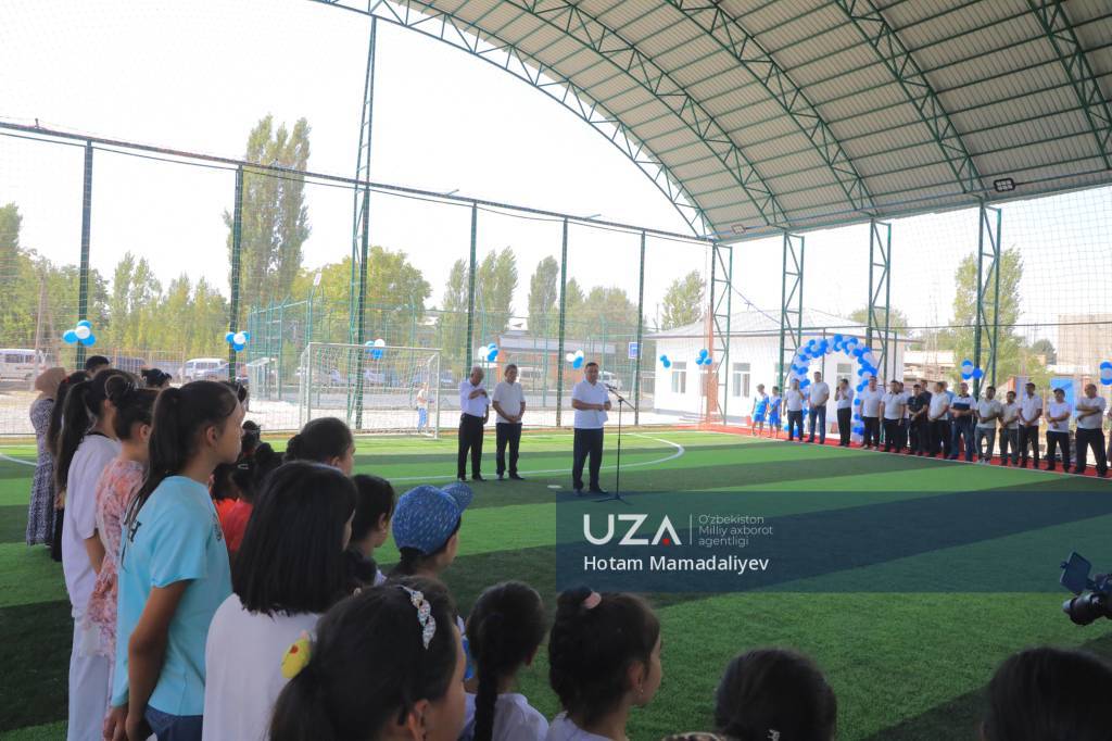 Chustda sport infratuzilmasi yana bir zamonaviy inshoot bilan boyidi