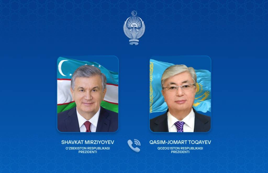 Ўзбекистон Президенти Қозоғистон Президентини Қурултойга сайлов муваффақиятли ўтгани билан табриклади