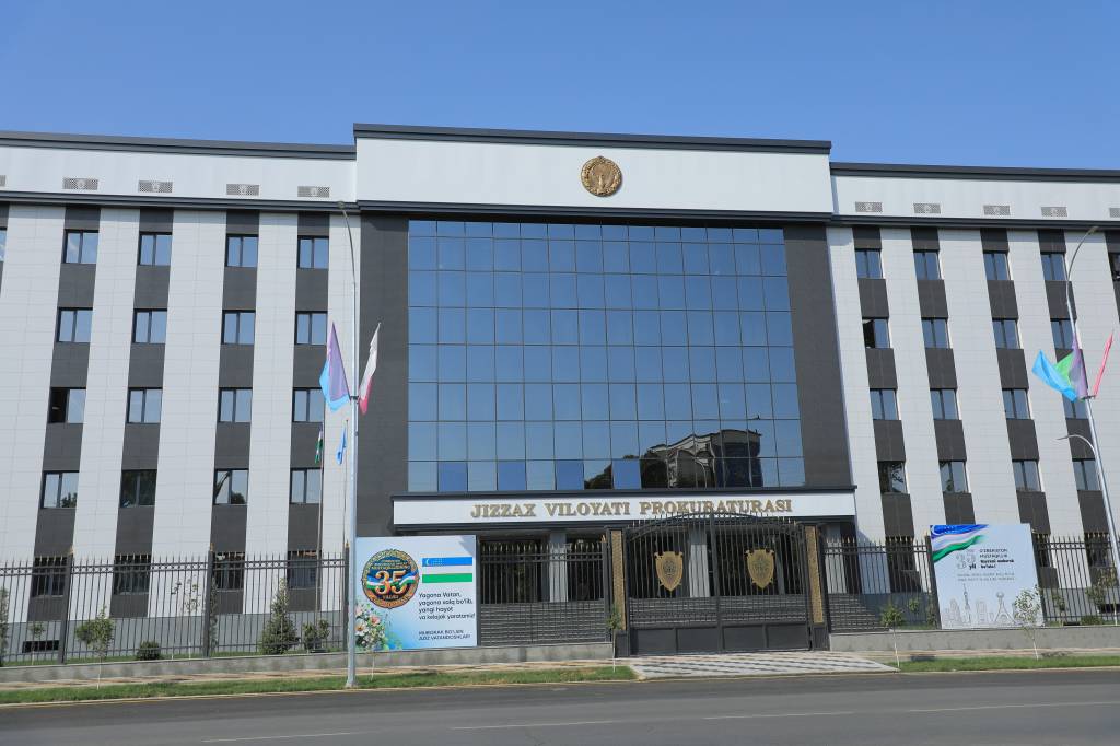 Жиззах вилояти прокуратураси учун янги бино барпо этилди