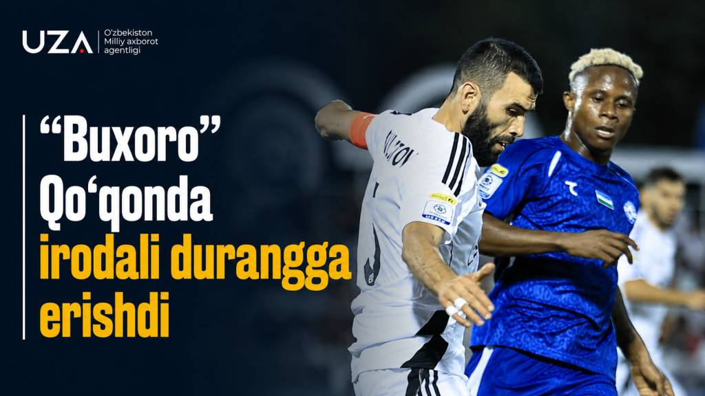 Superliga. 10 kishi bo‘lib qolgan “Buxoro” 90+2-daqiqada “Qo‘qon-1912”ni g‘alabadan mahrum qildi
