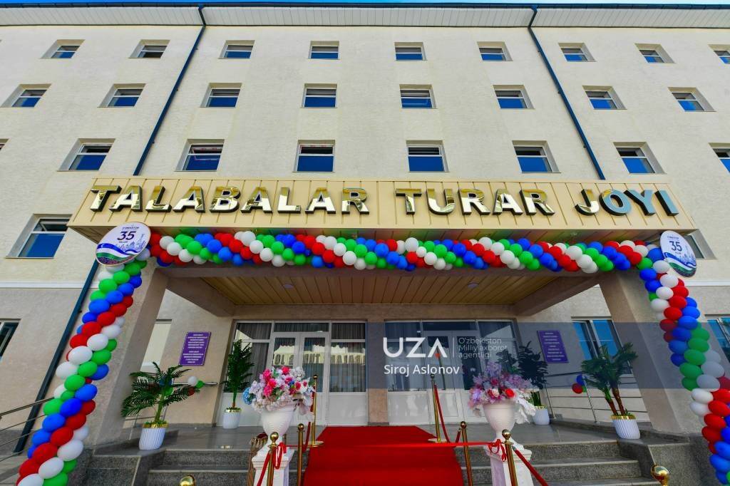 NDKTU talabalari uchun yangi 400 o‘rinli turar joy
