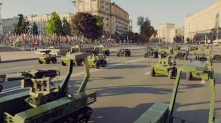 Танк ўрнига робот: Киевда янги уруш қиёфаси