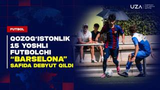 Qozog‘istonlik 15 yoshli futbolchi "Barselona" safida debyut qildi