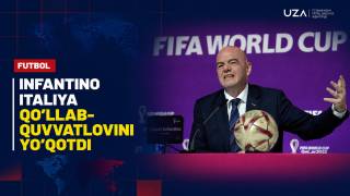 Italiya FIFA saylovida Infantinoni qo‘llab-quvvatlamaydi
