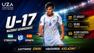 O‘zbekiston U-17 bugun Ispaniyaga qarshi maydonga tushadi