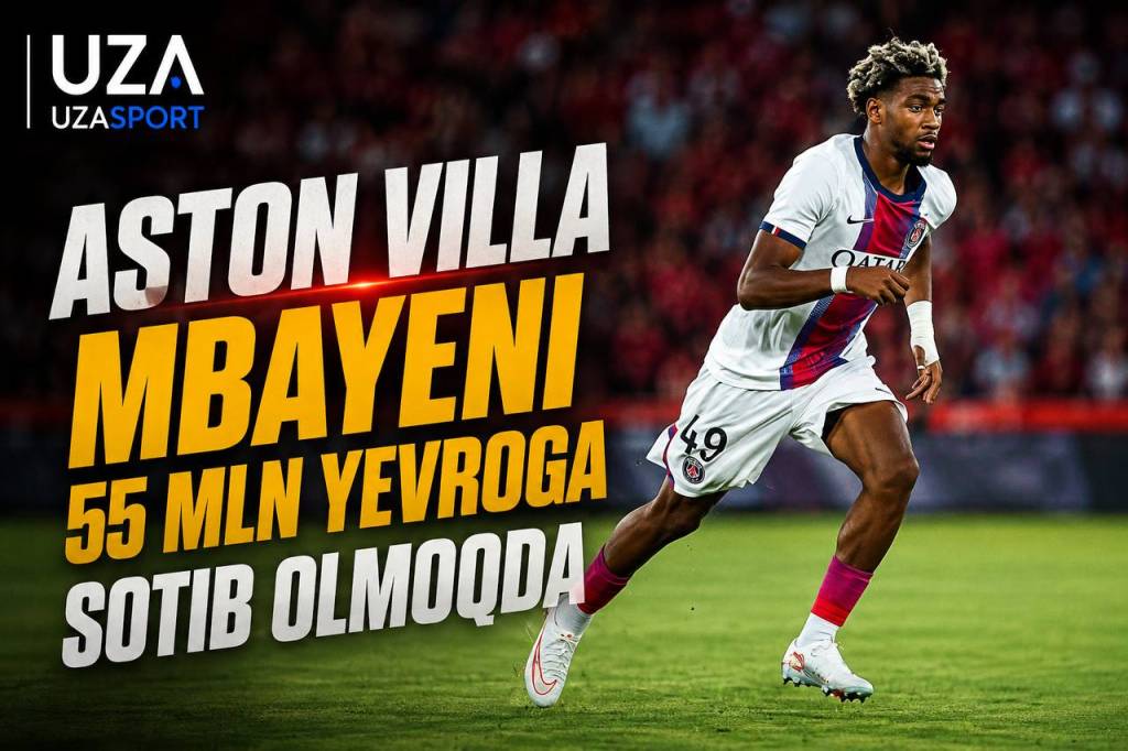 “Aston Villa” PSJning 18 yoshli futbolchisini 55 million yevroga sotib olmoqda