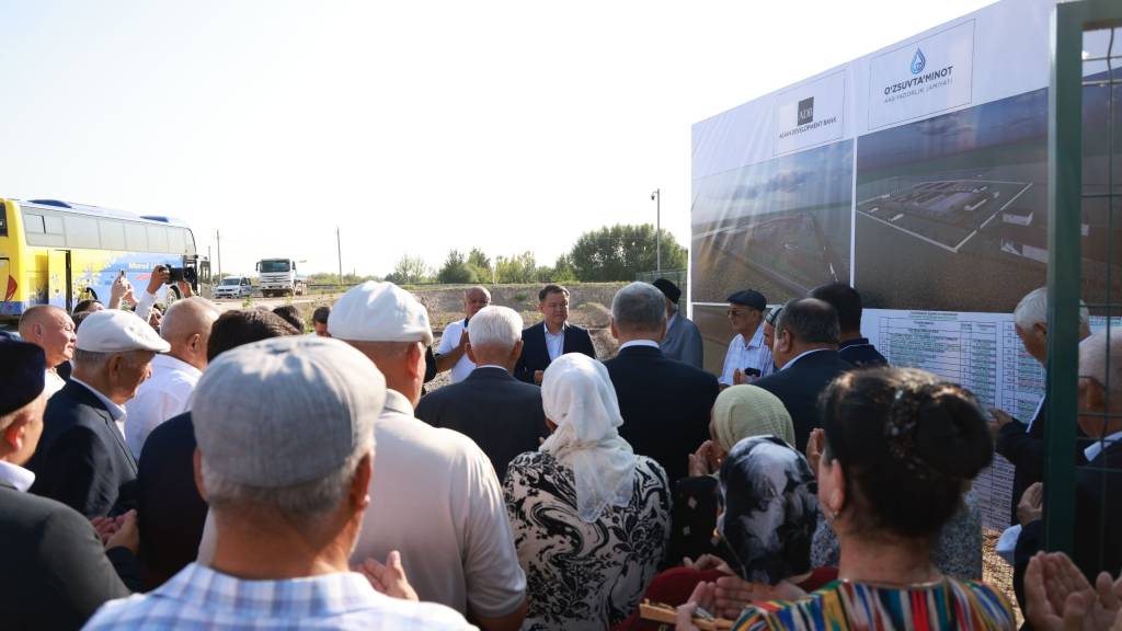 Amudaryoda Mang‘it suv tozalash inshooti va Amfiteatr foydalanishga topshirildi
